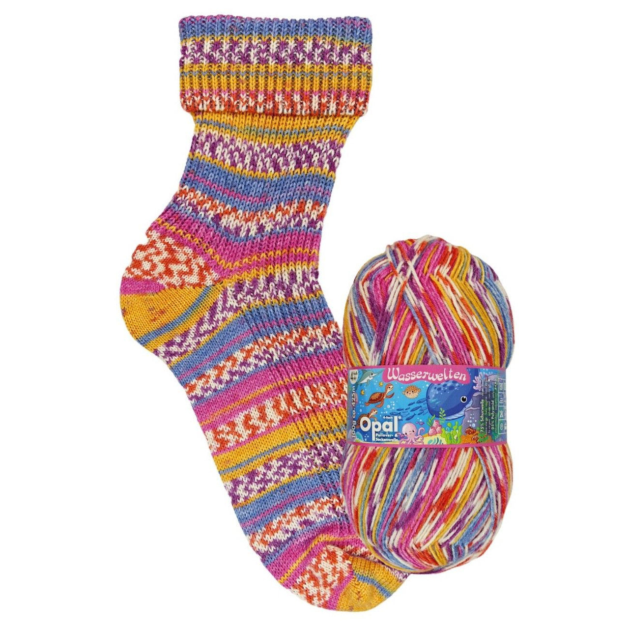 OPAL WATER WORLD 4PLY/SOCK