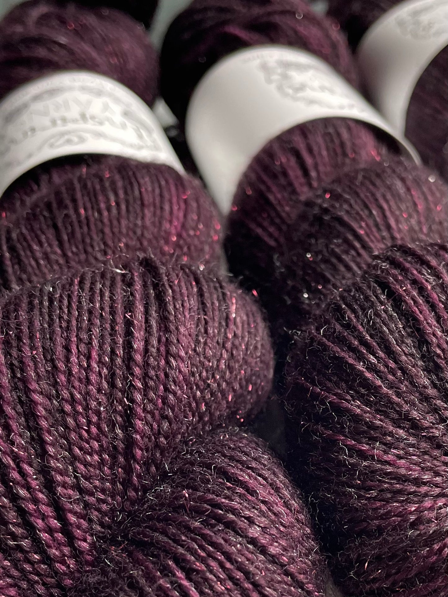 BLACKCURRANT JAM - GOLD SPARKLE SOCK