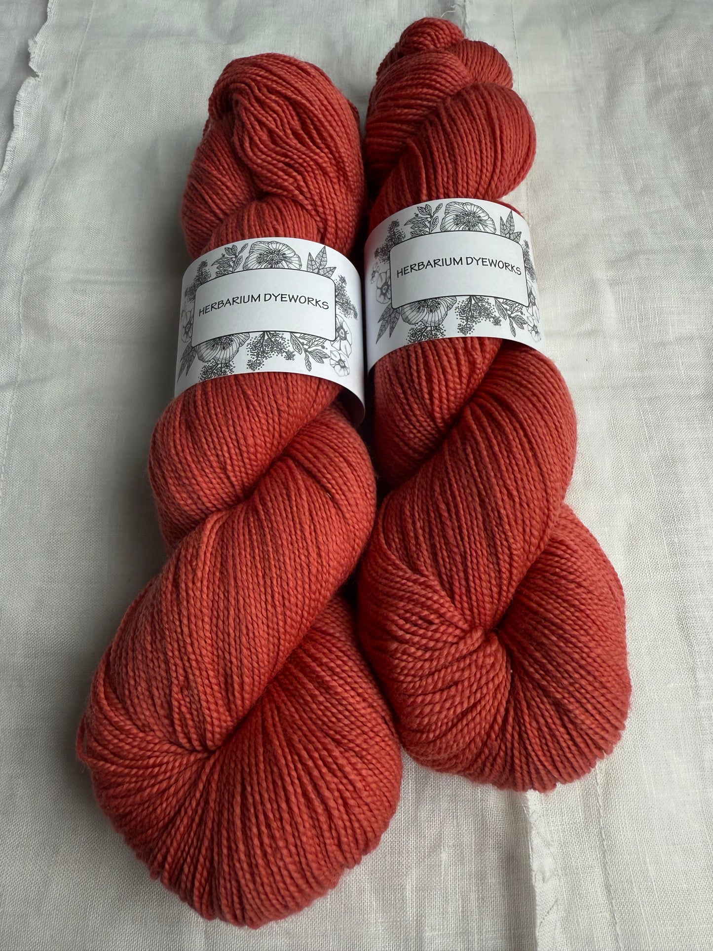 HERBARIUM DYEWORKS - MERINO TWIST 4PLY/FINGERING 100G