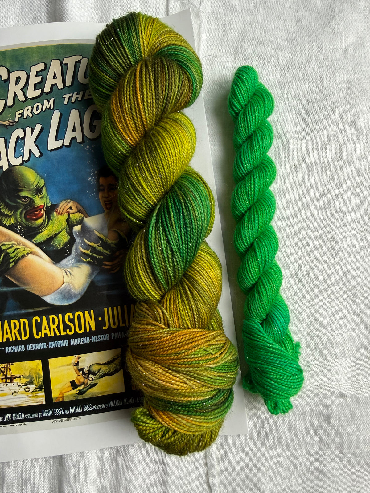 CREATURE FEATURE - GOLD SPARKLE SOCK SET 120G
