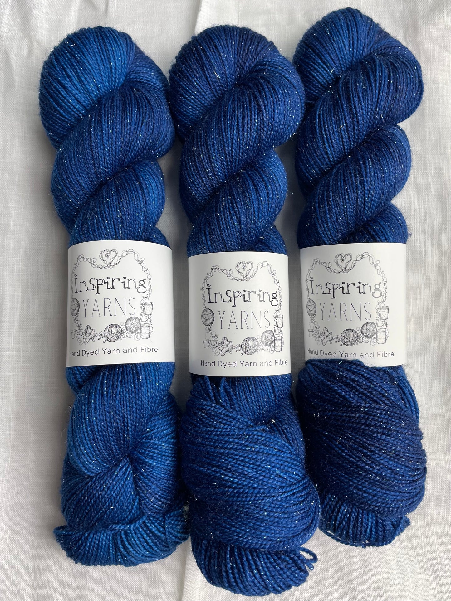 YULE - SILVER SPARKLE SOCK 100G