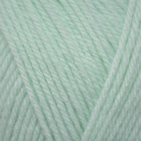 up close of mint ball of yarn.