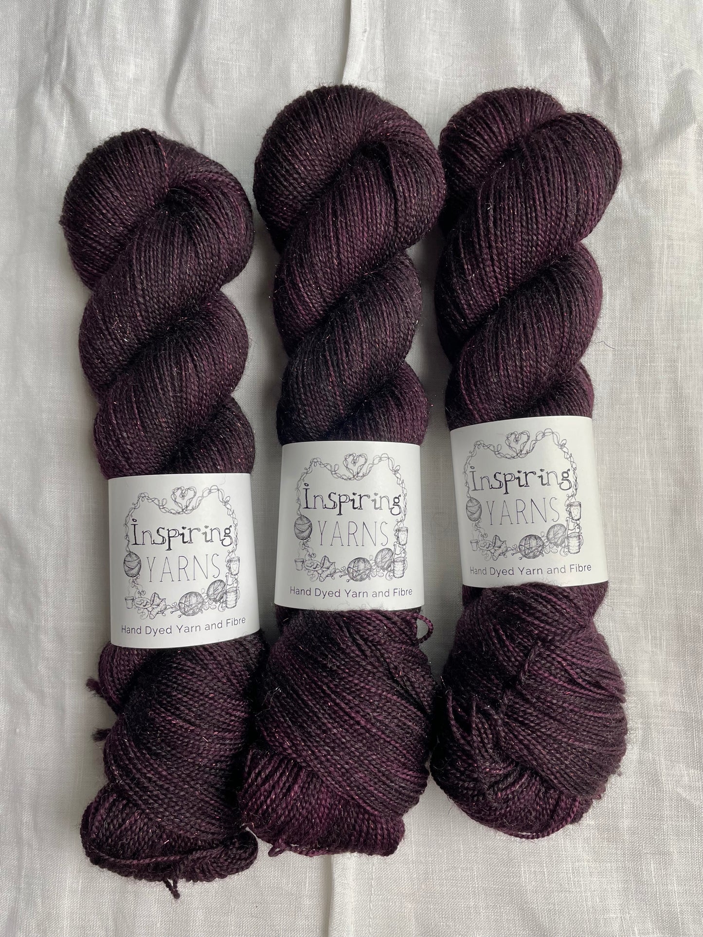 BLACKCURRANT JAM - GOLD SPARKLE SOCK