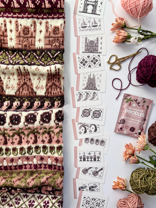 BARCELONA DESTINATION DOODLE DECK BY PACIFIC KNIT CO.
