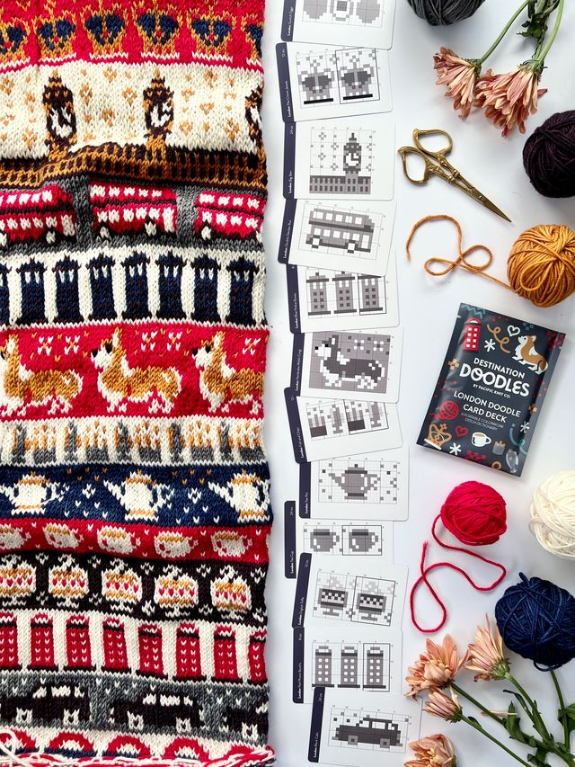 LONDON DESTINATION DOODLE DECK BY PACIFIC KNIT CO.