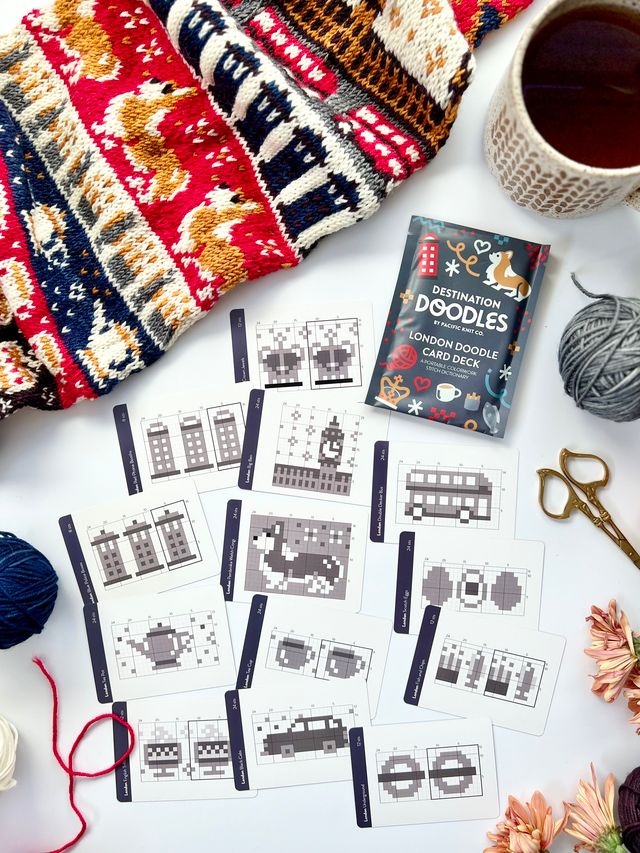 LONDON DESTINATION DOODLE DECK BY PACIFIC KNIT CO.