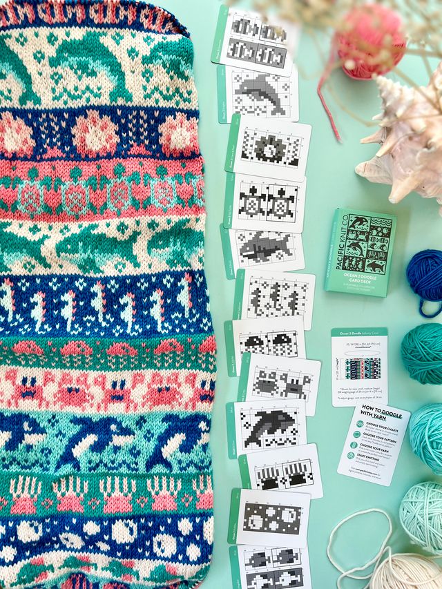 OCEAN EXPANSION DOODLE DECK BY PACIFIC KNIT CO.