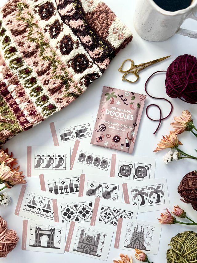 BARCELONA DESTINATION DOODLE DECK BY PACIFIC KNIT CO.