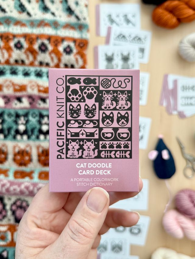 CAT EXPANSION DOODLE DECK BY PACIFIC KNIT CO.