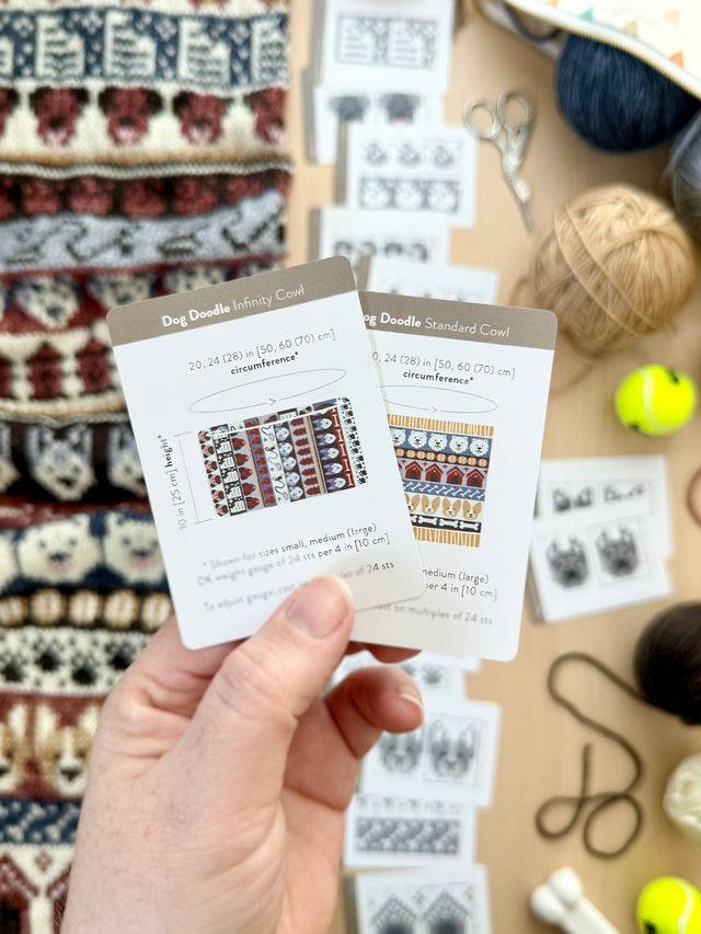 DOG EXPANSION DOODLE DECK BY PACIFIC KNIT CO.