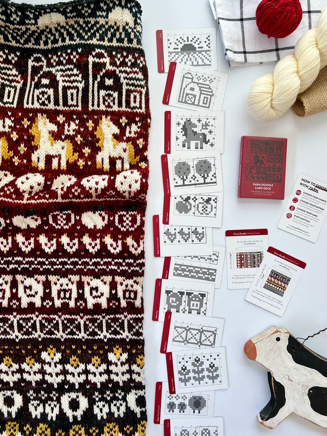 FARM EXPANSION DOODLE DECK BY PACIFIC KNIT CO.