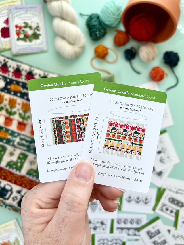 GARDEN EXPANSION DOODLE DECK BY PACIFIC KNIT CO.
