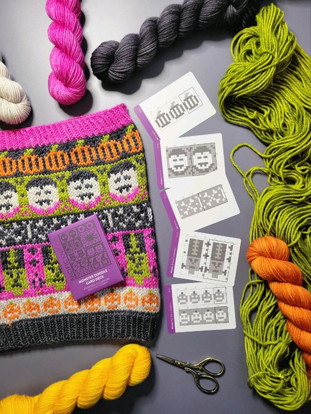 MONSTER EXPANSION DOODLE DECK BY PACIFIC KNIT CO.