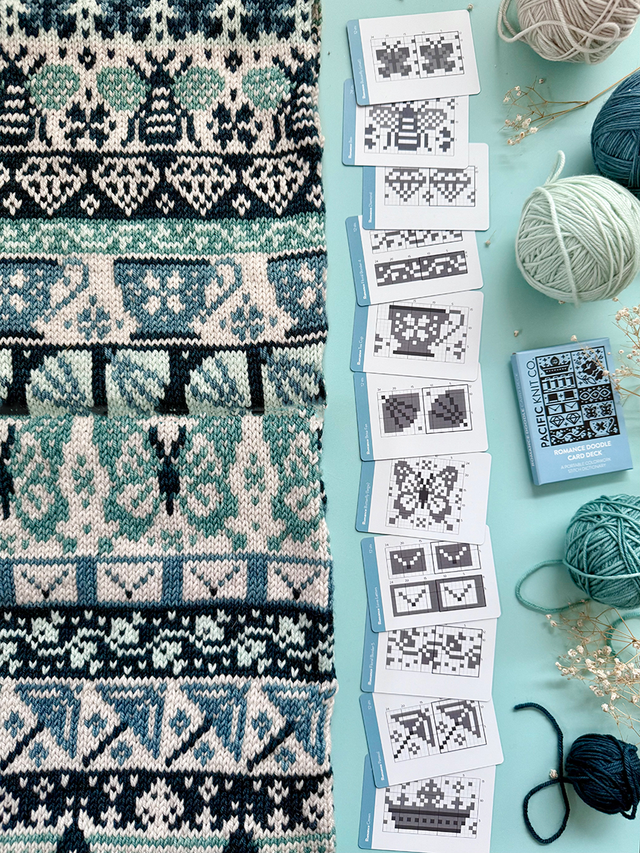 ROMANCE EXPANSION DOODLE DECK BY PACIFIC KNIT CO.