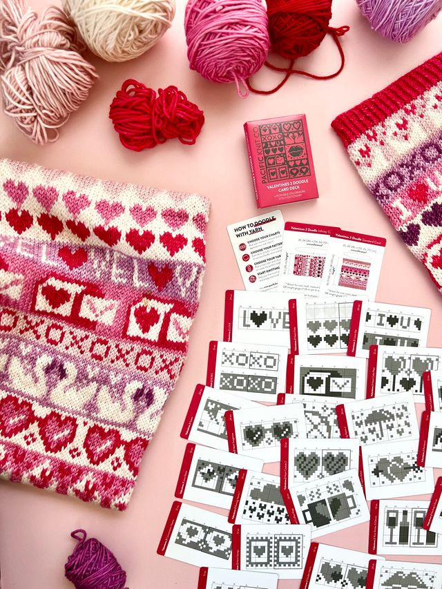 VALENTINES 2 EXPANSION DOODLE DECK BY PACIFIC KNIT CO.
