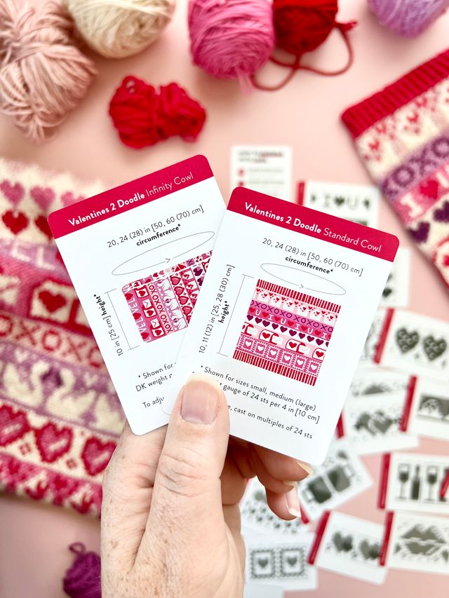 VALENTINES 2 EXPANSION DOODLE DECK BY PACIFIC KNIT CO.