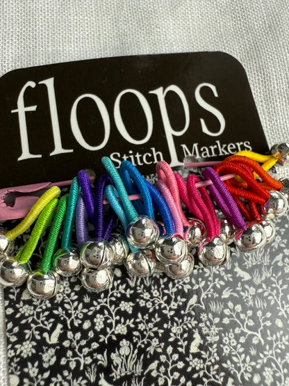 FLOOPS STITCH MARKERS FOR KNITTING