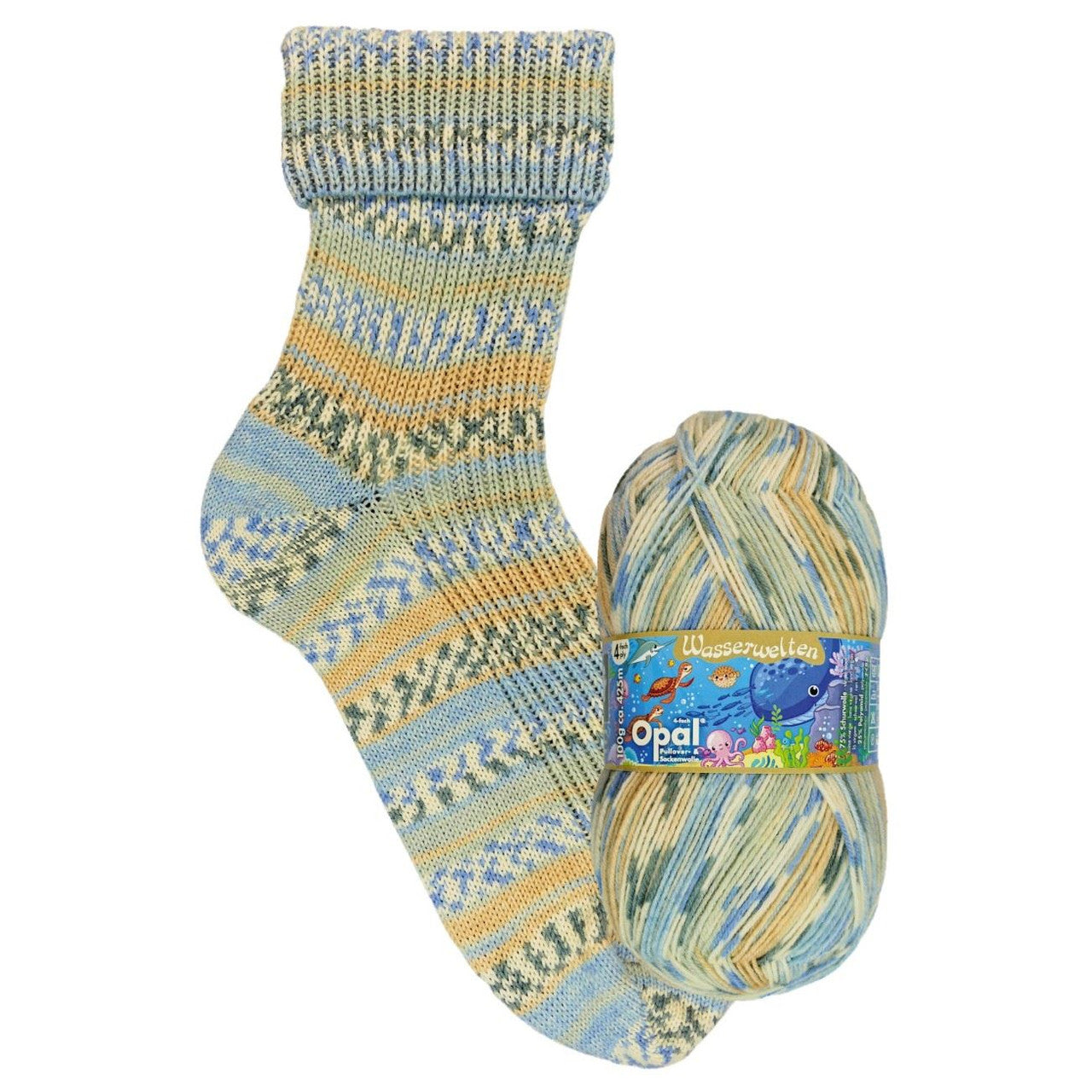 OPAL WATER WORLD 4PLY/SOCK