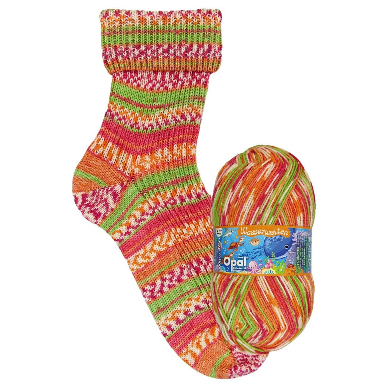 OPAL WATER WORLD 4PLY/SOCK