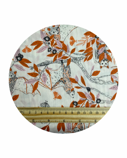 BATTY HANGOUT - SWEET 'N SPOOKIER COLLECTION - ART GALLERY FABRICS 100% PREMIUM COTTON
