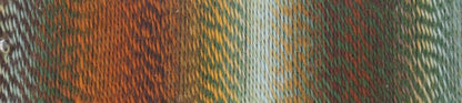 Image shows colour palette for  Schoppel Zauberball Crazy 4ply/sock.  The colour is 1660 Riverbed/Flussbett,  with shades of light grey, russet, grey/green and neutral.