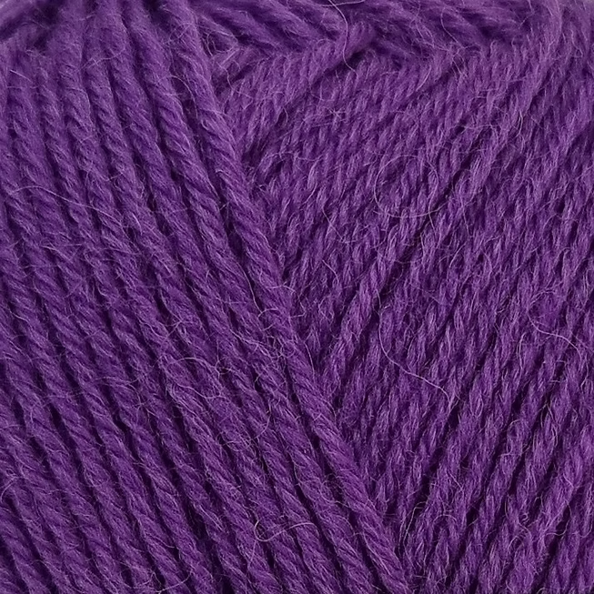 close up of dark purple yarn 