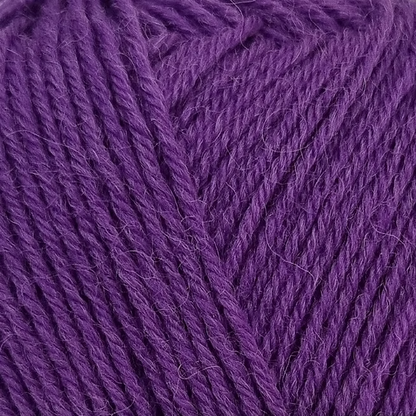 close up of dark purple yarn 
