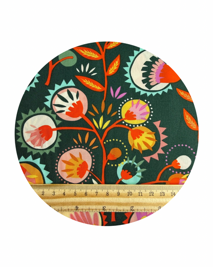 KATTALAND FLORA DEEP - LAKELIFE COLLECTION - ART GALLERY FABRICS 100% PREMIUM COTTON