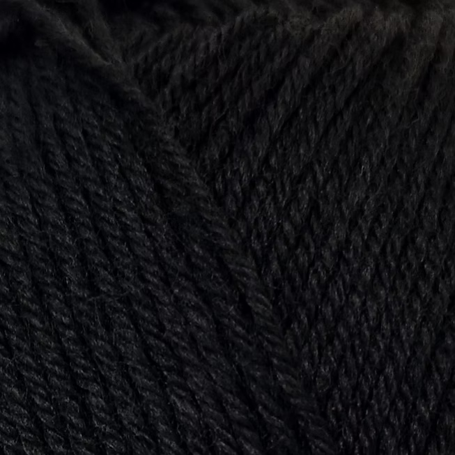 close up of black yarn woolen texture 