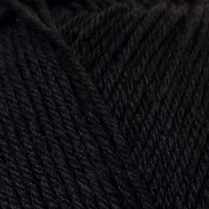 close up of black yarn woolen texture 