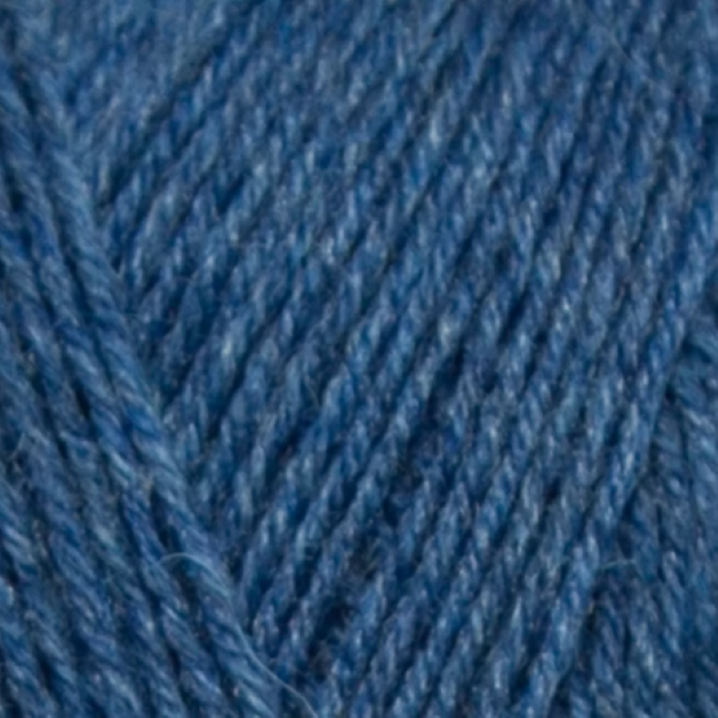 Close-up of blue yarn texture