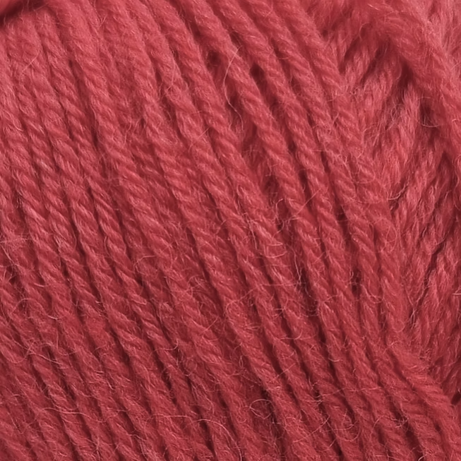 close up of rust ball of yarn 