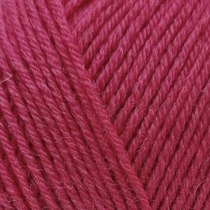 close up of pink yarn 