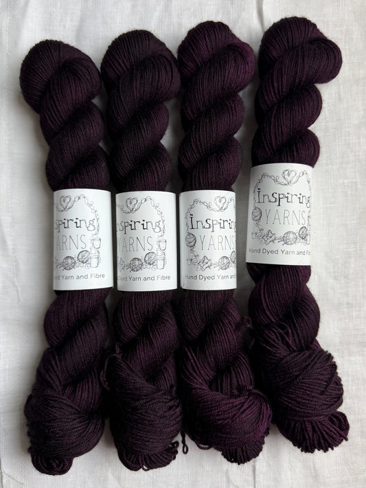 BLACKCURRANT JAM - MERINO SMOOTH SOCK 50G