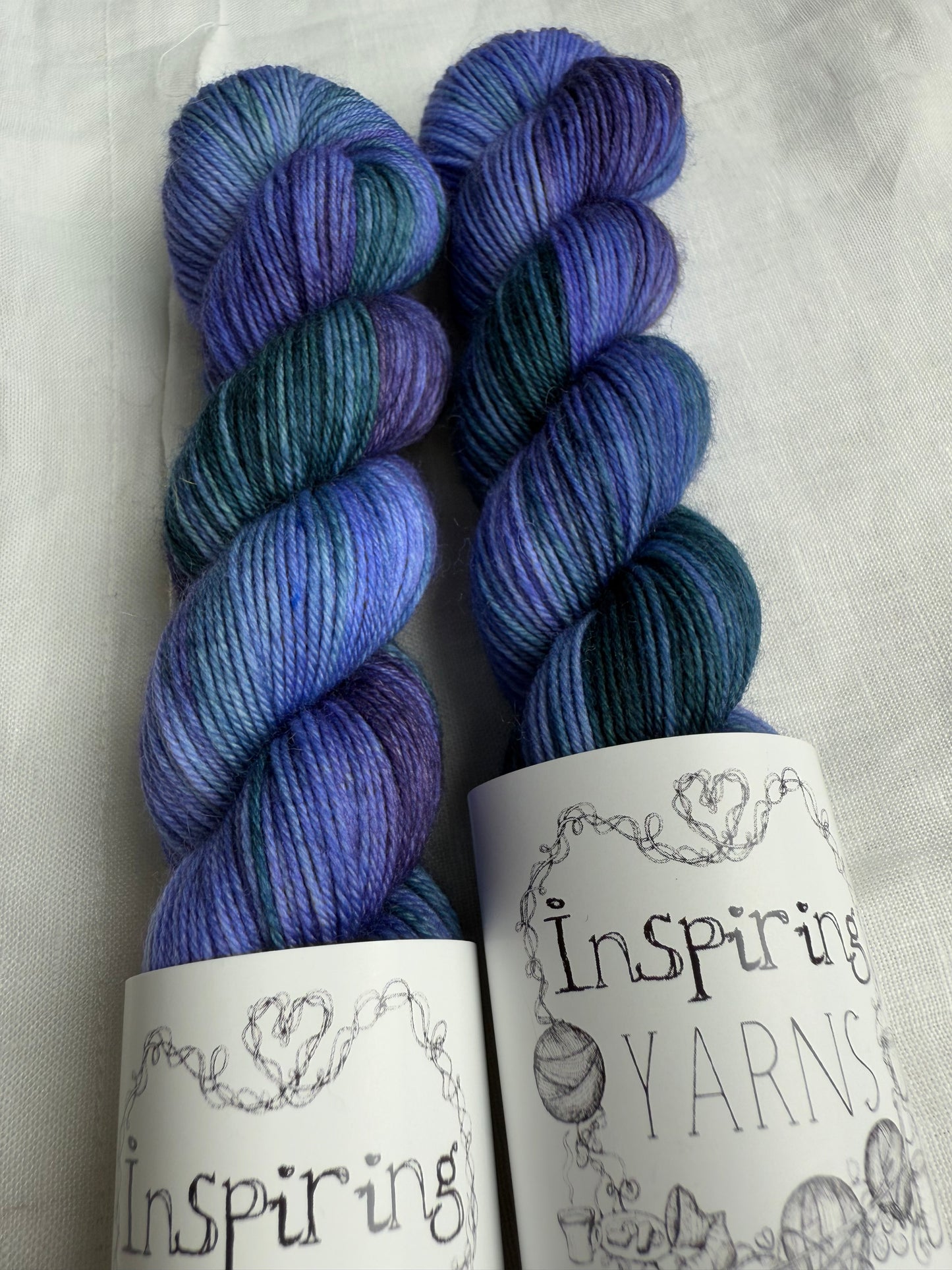 CORNFLOWER - MERINO SMOOTH SOCK 50G