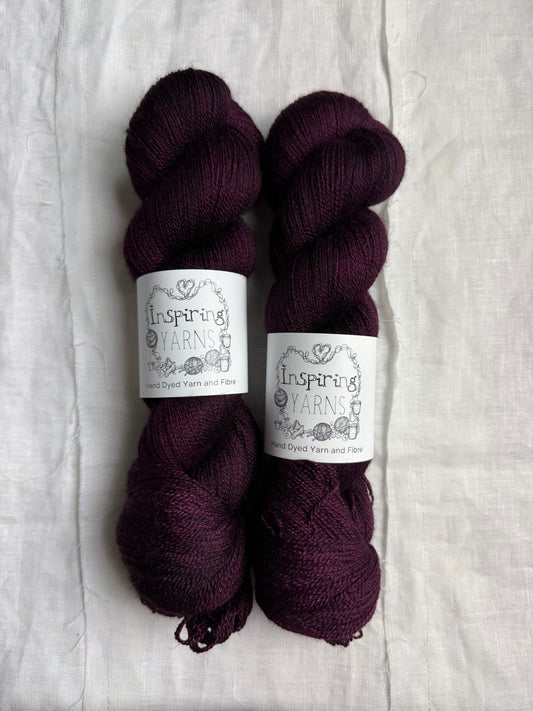 BLACKCURRANT JAM - BFL SILK LACE 100G