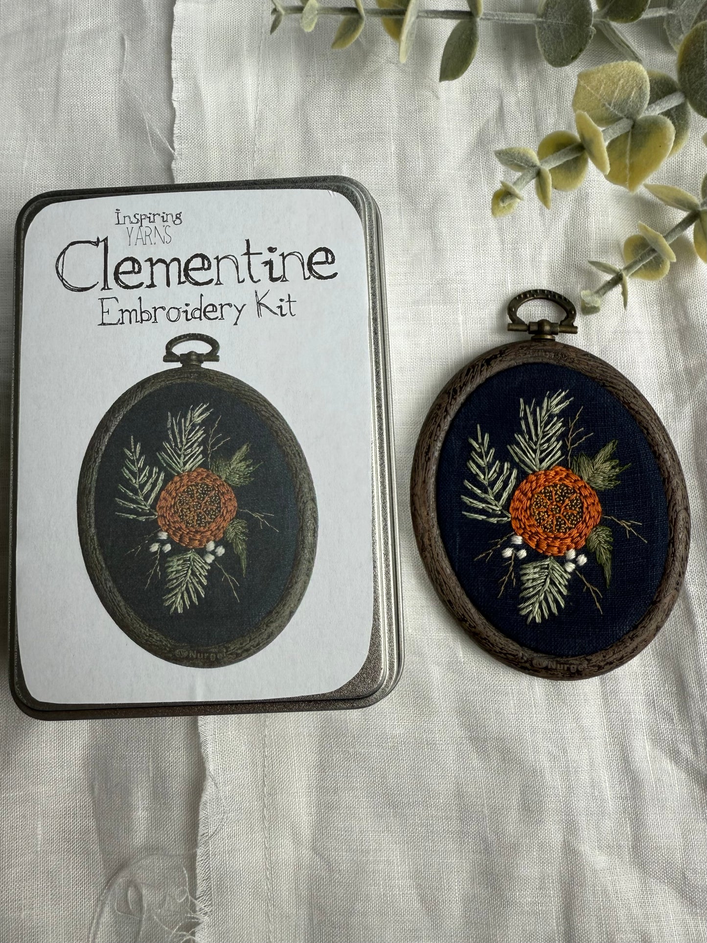 CLEMENTINE - INSPIRING YARNS MINI EMBROIDERY KIT