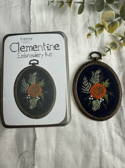CLEMENTINE - INSPIRING YARNS MINI EMBROIDERY KIT