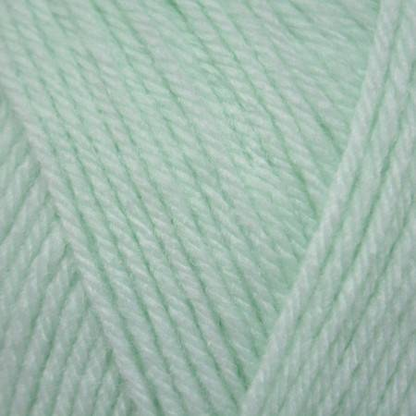 up close of mint ball of yarn.