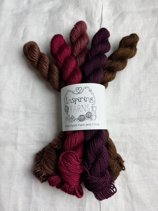 CHERRY TRUFFLES - YAK SILK 4PLY MINI SET