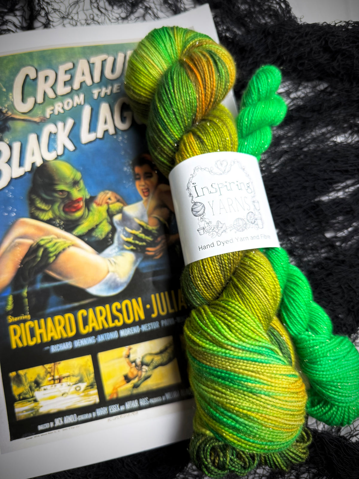 CREATURE FEATURE - GOLD SPARKLE SOCK SET 120G