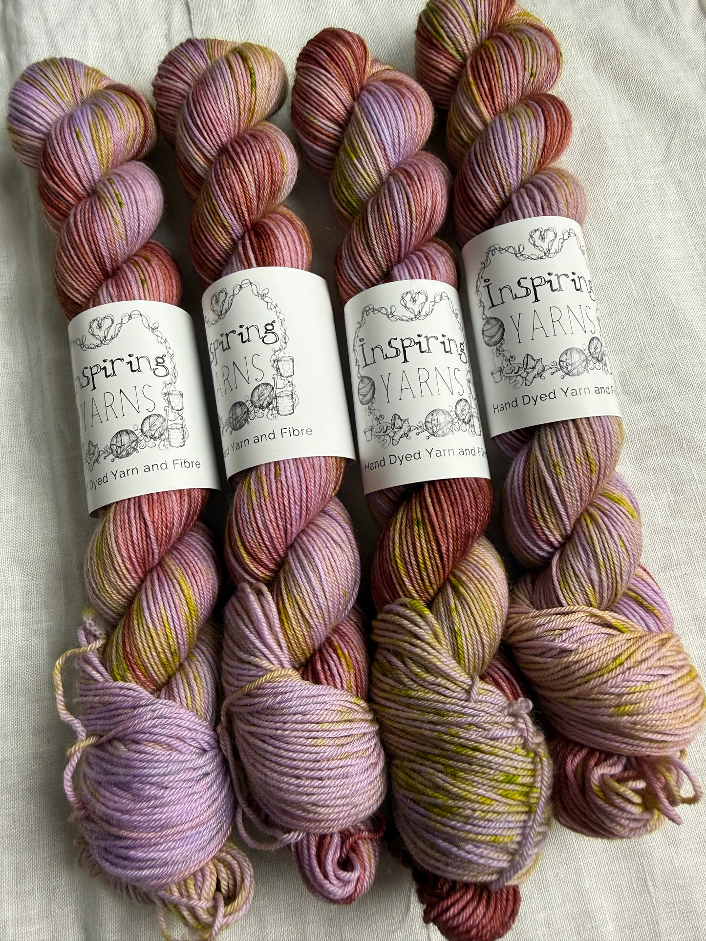 BEE ORCHID - MERINO SMOOTH SOCK 50G