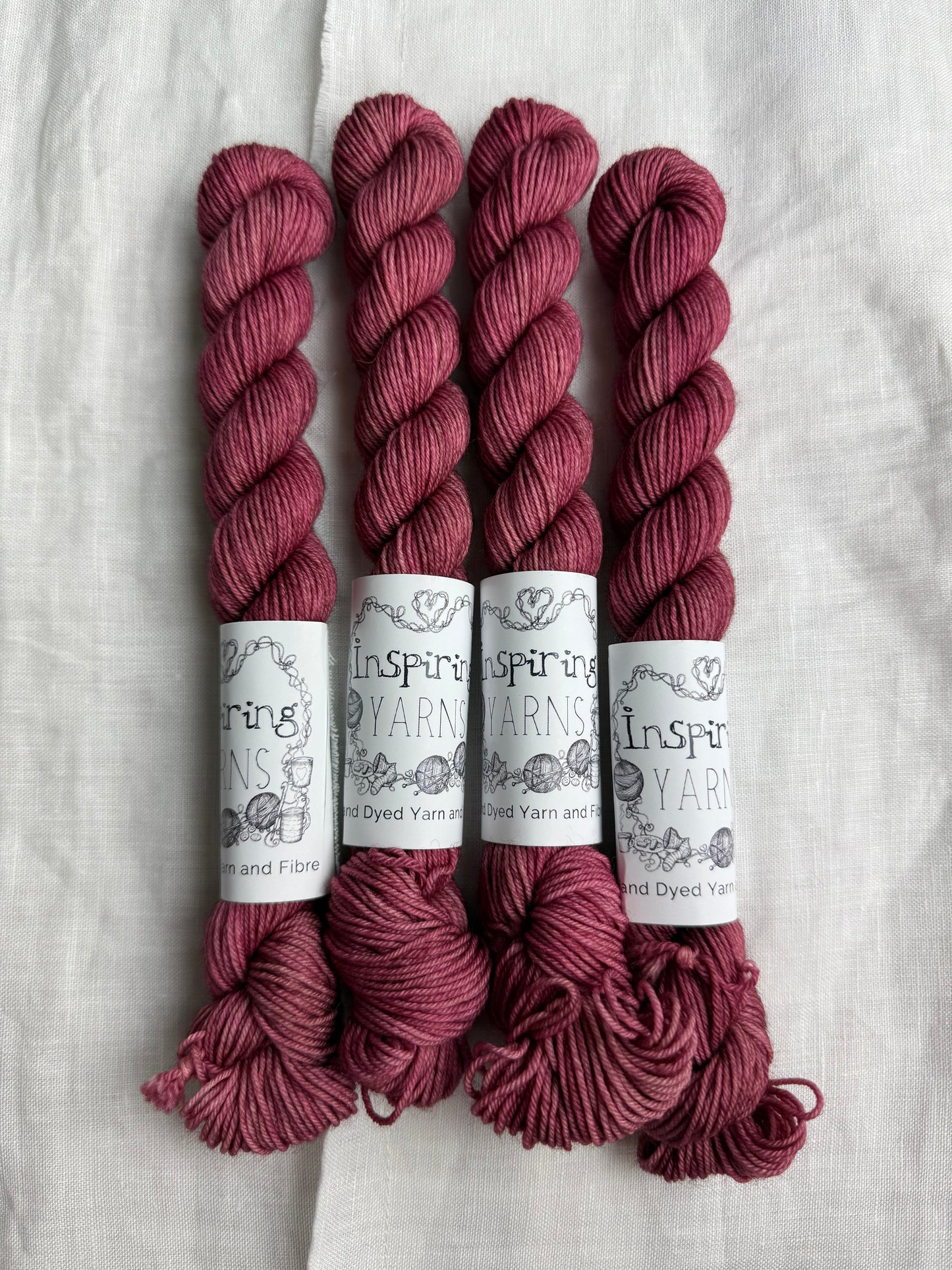 WILD ROSE - MERINO SMOOTH SOCK 20G MINI