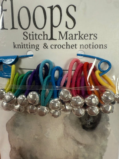 FLOOPS STITCH MARKERS FOR KNITTING