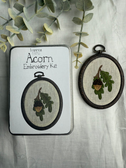ACORN - INSPIRING YARNS MINI EMBROIDERY KIT