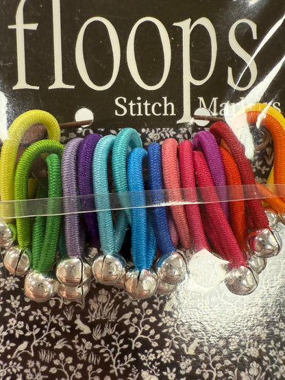 FLOOPS STITCH MARKERS FOR KNITTING