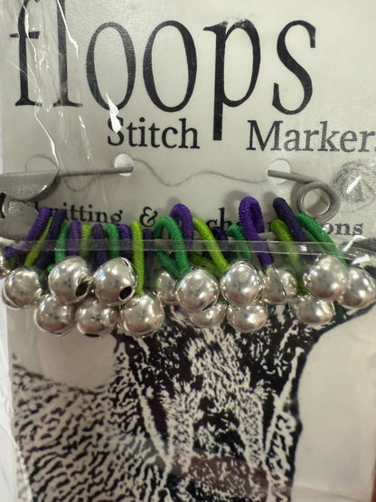 FLOOPS STITCH MARKERS FOR KNITTING
