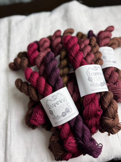 CHERRY TRUFFLES - YAK SILK 4PLY MINI SET