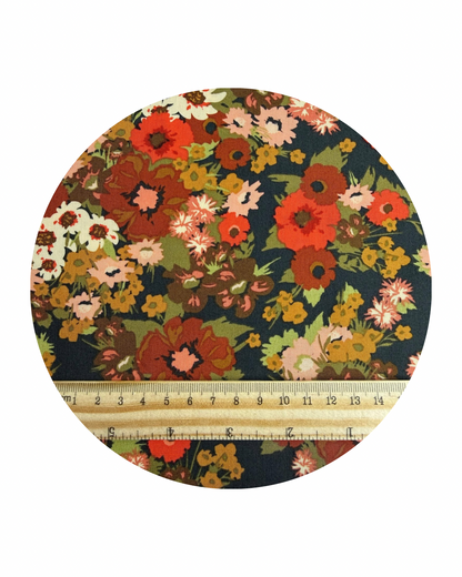 WILD FLORA MOONLIGHT - HAZELWOOD COLLECTION - ART GALLERY FABRICS 100% PREMIUM COTTON