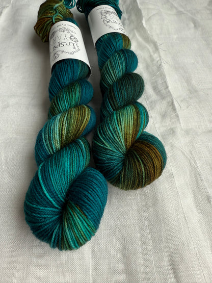 KINGFISHER - MERINO SMOOTH SOCK 50G